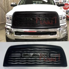 Front Grille Limited Style For 2013-2018 Dodge Ram 2500 Black Grill W/Letters