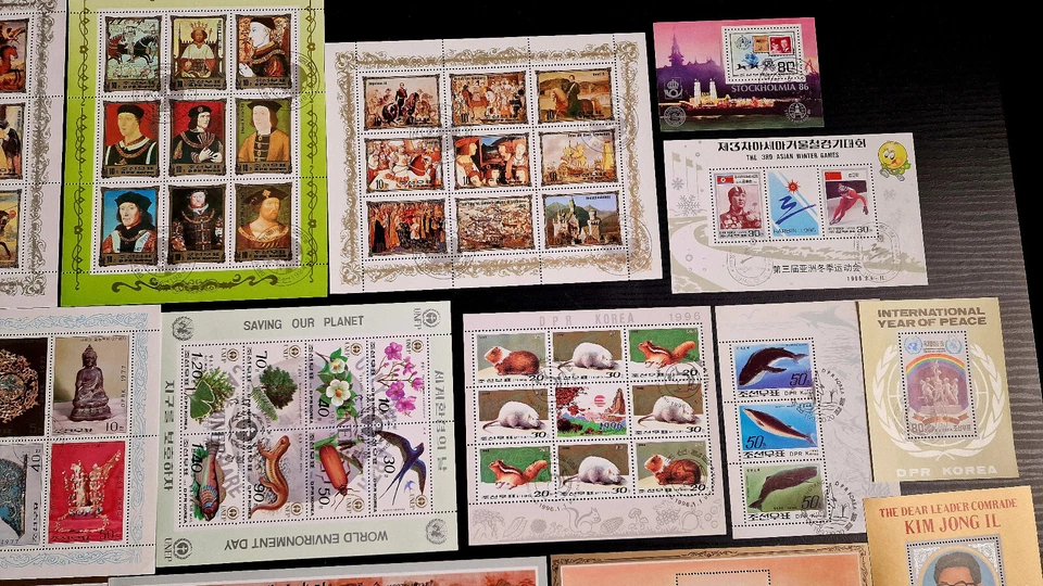 Royalty 118 Stamps 36 Blocks Set - Korea Sport Communist Comrade KIM - Image 3 of 4