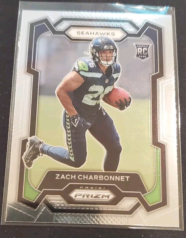 2023 Panini Prizm - Rookies #392 Zach Charbonnet (RC)