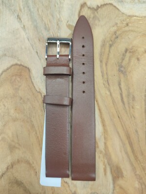 Bracelet cuir Véritable 14 mm Fabriqué en Espagne  Marron 
