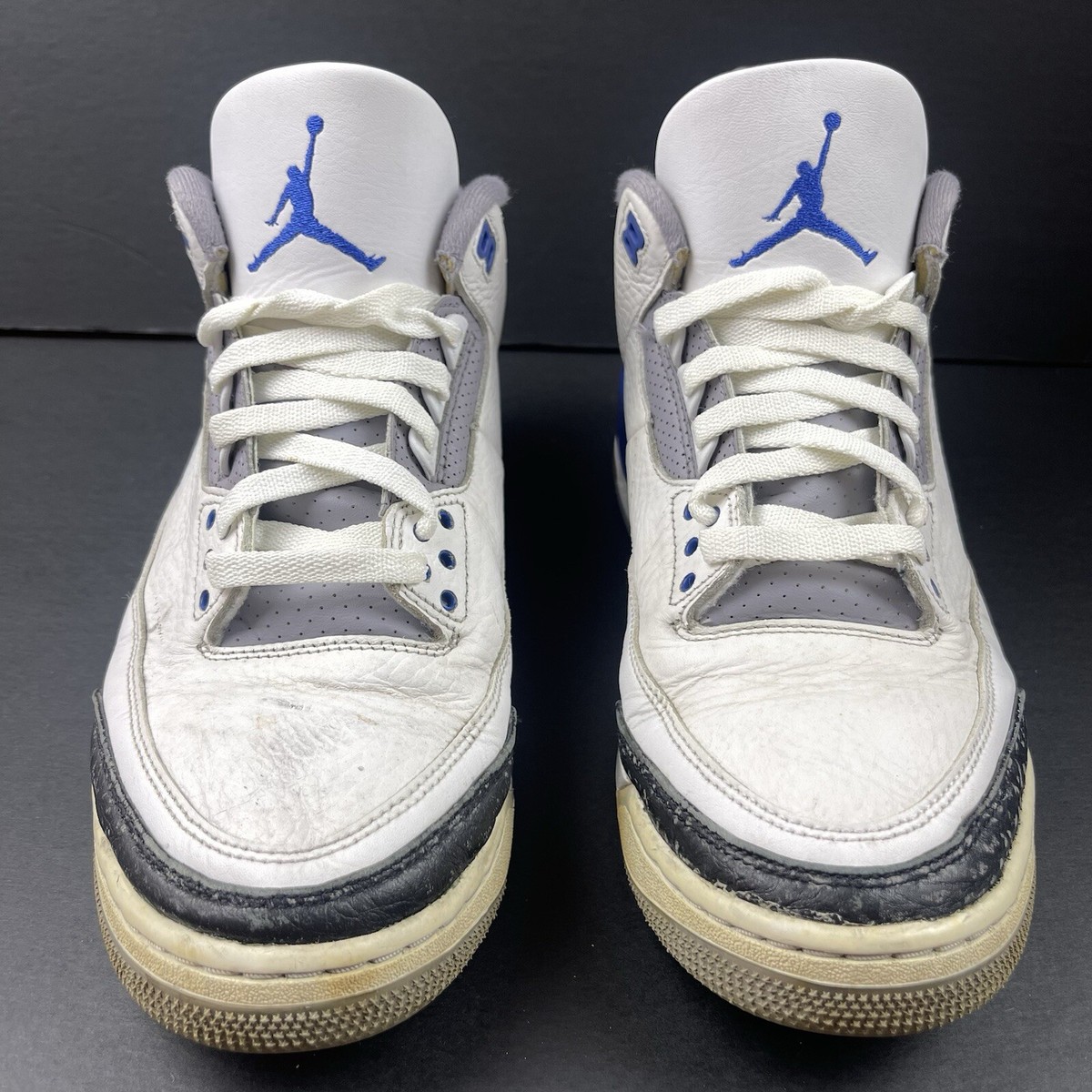 Nike Air Jordan 3 Retro Mid Racer Blue Sneakers Mens Size 