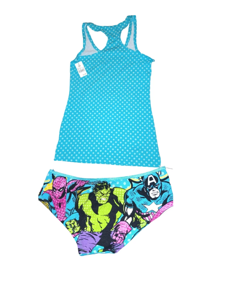 Marvel Comics Ladies Cami and Panty Set Ladies Size X-Small XS - Image 2 of 2