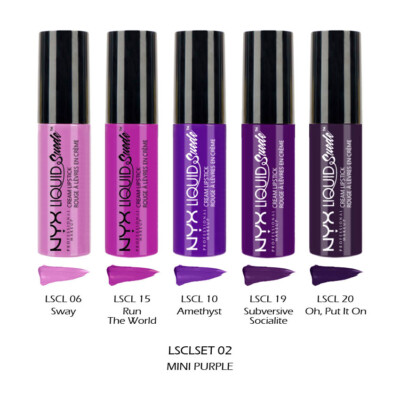 1 NYX Liquid Suede Cream Lipstick - 5 Piece Mini Size Set ''Pick Your 1 Set''