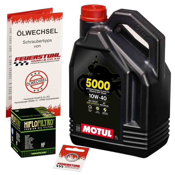 Honda VFR 800 X Crossrunner (RC80) 15-16, Motul 10W40 ÖL + Hiflo ÖLfilter Set-image
