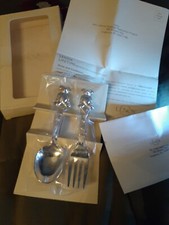 Lenox Silver Plated Childrens Flatware Bear Spoons Smithsonian Teddy Bear