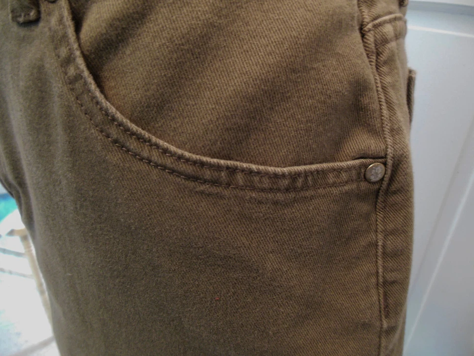 Saia jeans Izod - Verde oliva - Imagem 3 de 4