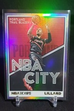 2019-20 Panini NBA Hoops Damian Lillard NBA City Holo Trail Blazers