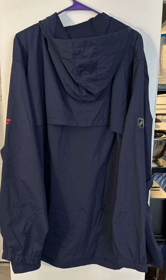 NWT Fanatics New York Rangers 1/3 Zip  Hooded Jacket 3XL - Image 4 of 4
