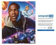 Tosin Cole & Jodie Whittaker "Doctor Who" AUTOGRAPHS Signed 8x10 Photo ACOA