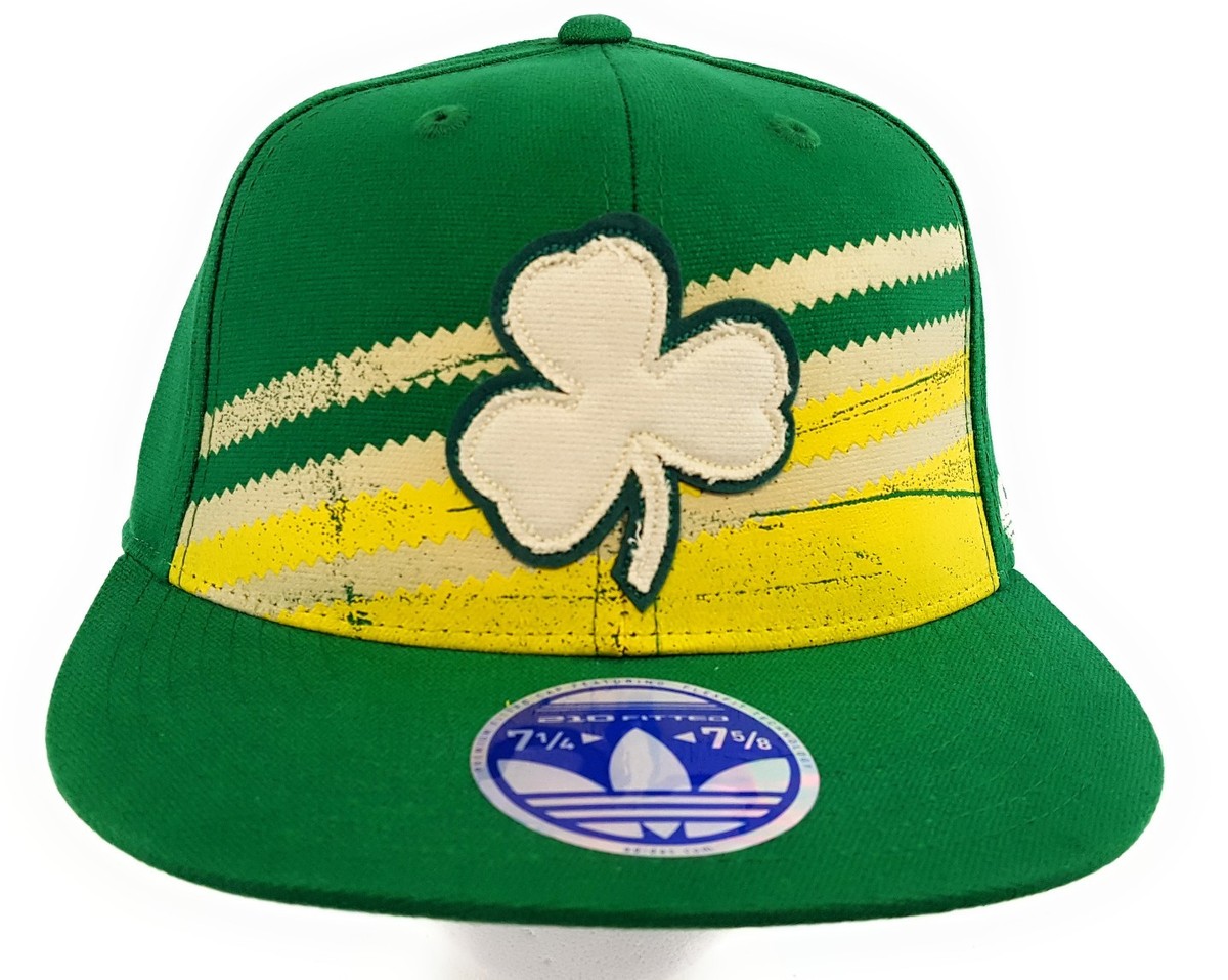 Adidas Trefoil NBA Boston Celtics 210 Fitted Hat 7 1/4 - 7 5/8