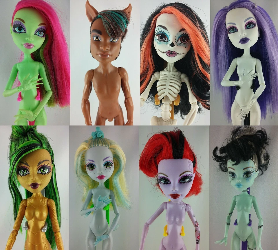 Monster High Puppen Shop Basic Dolls Custom Repaint OOAK - Venus Catty Frankie - Bild 1 von 1