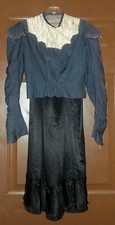 Fantastic Antique Old West Victorian Era 1880's Ladies Woman Girls Prairie Dress