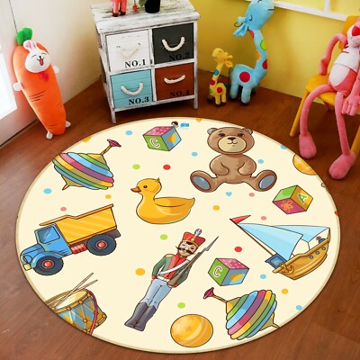 3D Duck Bear Toy ZHUA700 Game Non Slip Rug Mat Photo Carpet Zoe