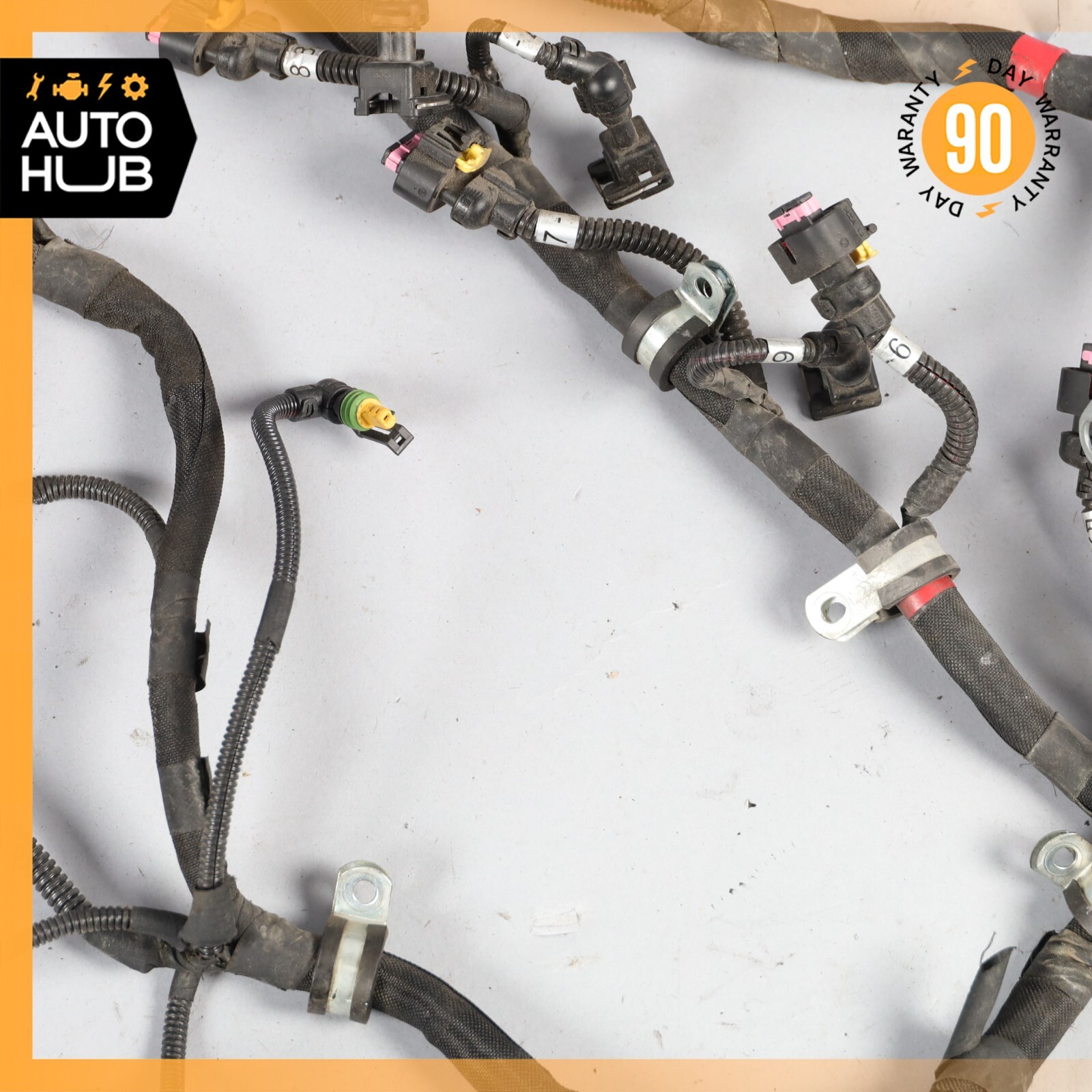 09-19 Maserati GranTurismo 4.7L Fuel Injector Injection Wiring Harness OEM 61k