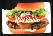 RED ROBIN Gourmet Burger with a Bite ( 2024 ) Die-Cut Gift Card ( $0 )
