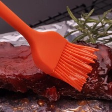 Solid Silicone Basting Brush Set, New, BBQ, Pastry Brush, Sauce, 10 And 8 Inch