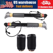 Rear Shock Struts w/ Electric & Air Spring Bags Set For Hyundai Equus 2011-2016