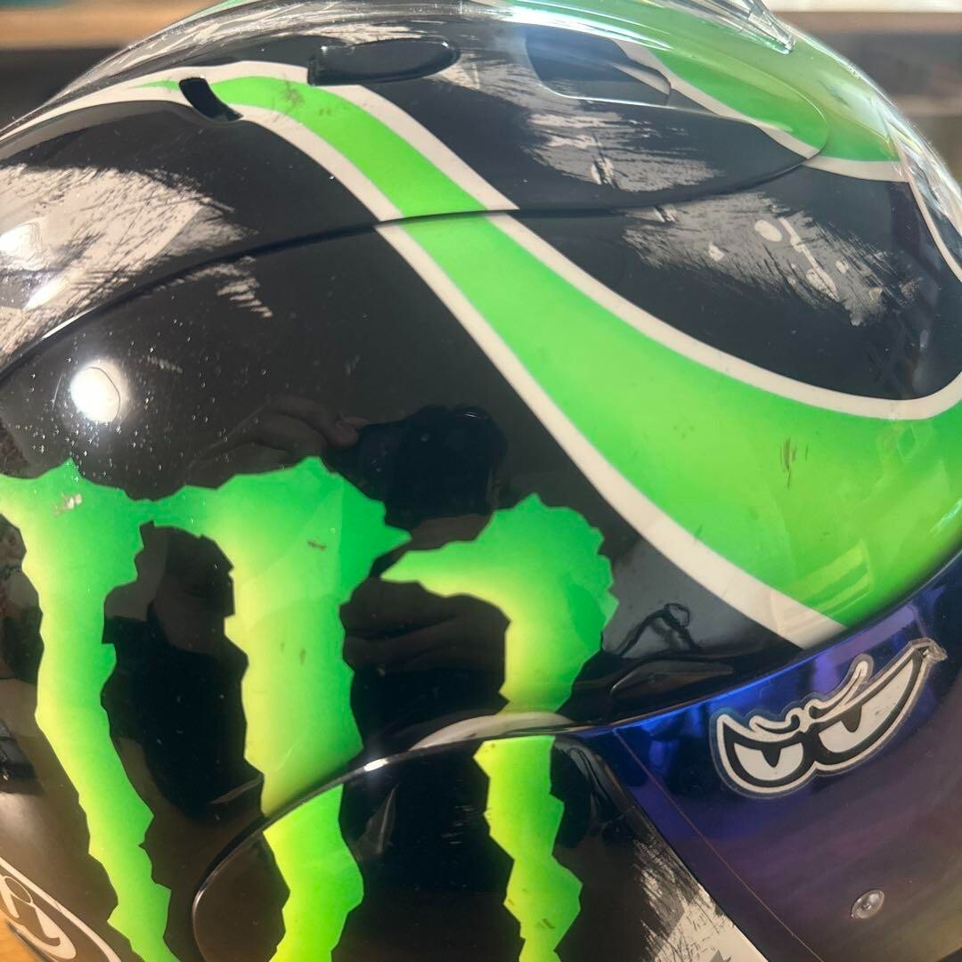Arai アライ RX-7 RR5 Monster Energy ヘルメット Arai Monster Energy Full Face Helmet Crutchlow Size M