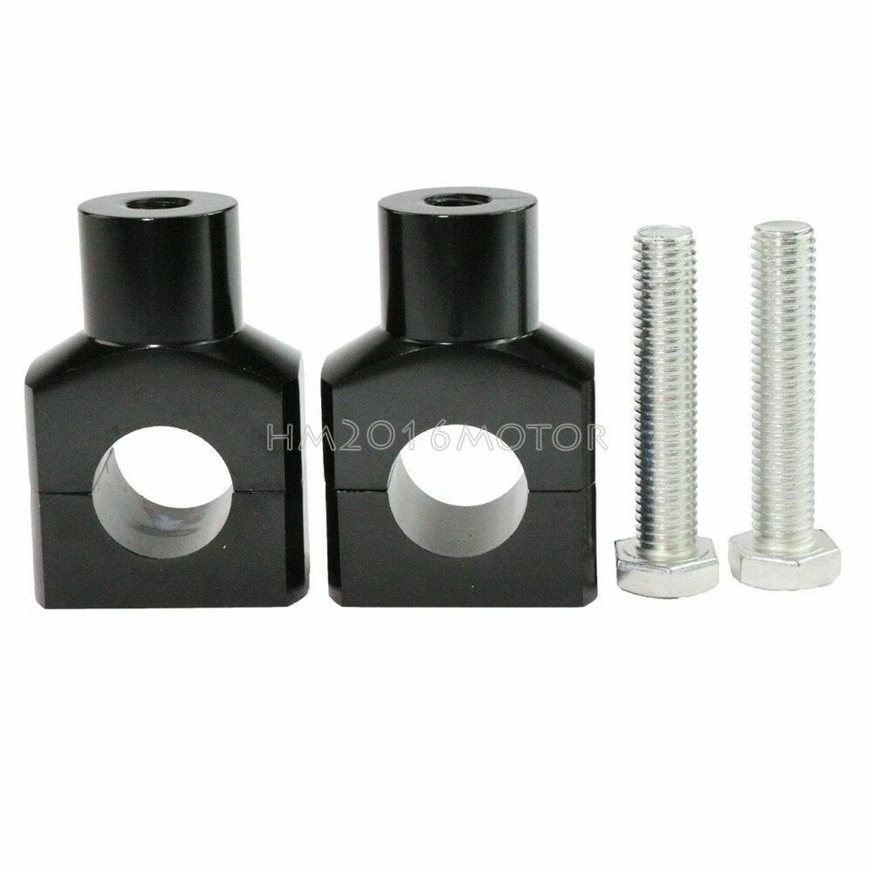 1'' Handlebar Mount Clamps Riser For Harley Sportster 883 1200 XL883 V Rod VRSCA — 第 3/4 张图片