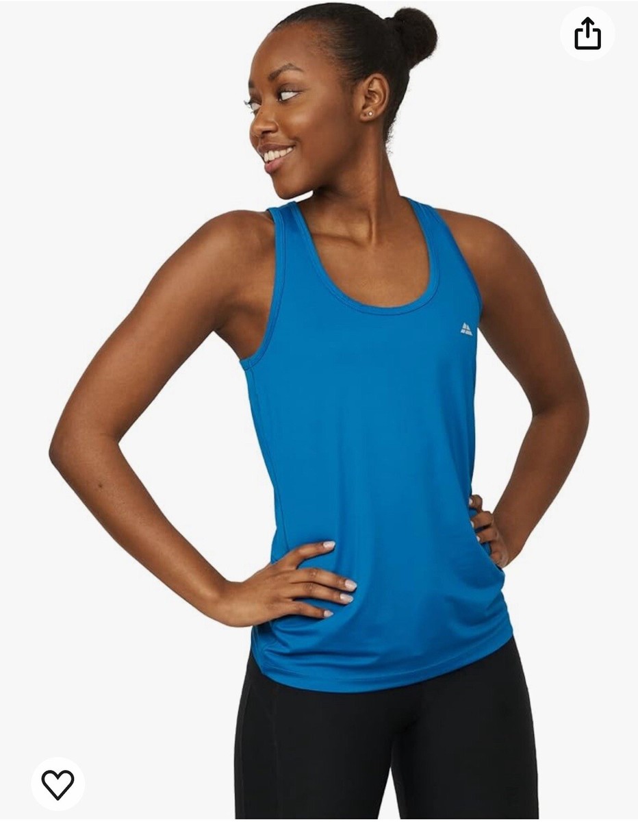 blue gym tops womens