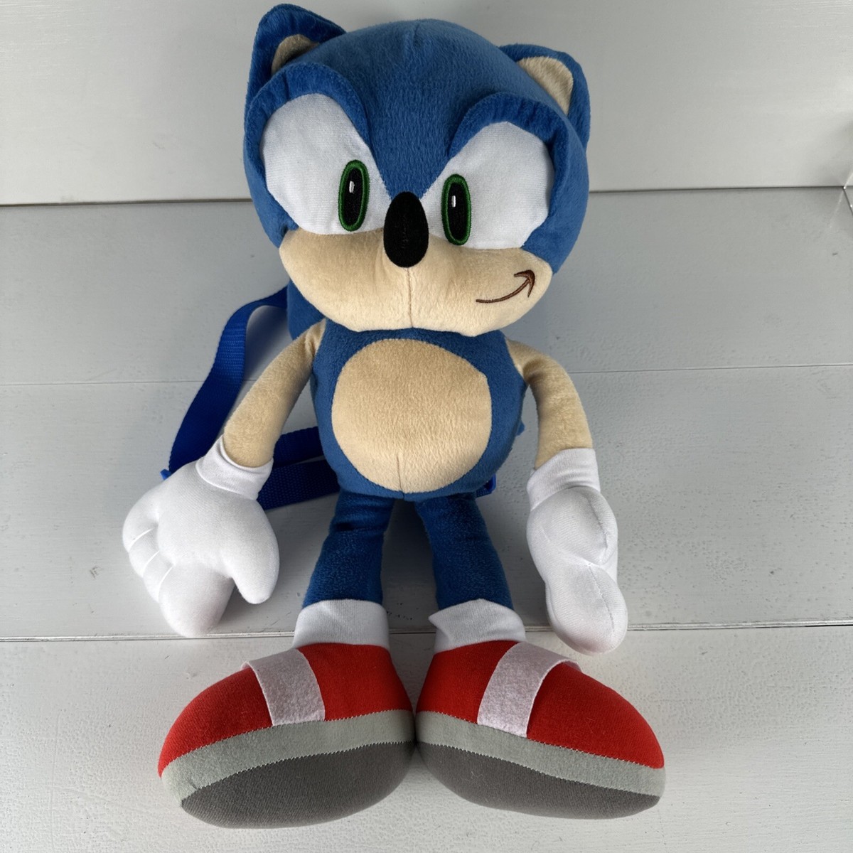 Sonic The Hedgehog Plush Backpack 18 Inches Video Game Sega | eBay