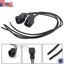 2X Fog Light Wire Pigtail For Jeep Wrangler TJ LJ 97-04 Harness Connector Plugs