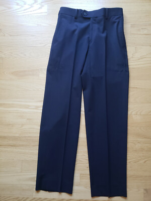 Pantalon De Costume Garçon Joseph Abboud - Taille 12 (tour De Taille 26 Pouces), Noir, Laine Mixte, Occasion Très Bon état