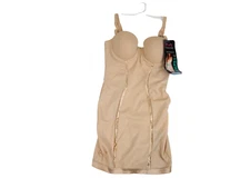 Maidenform Convertible Slip With Built In Bra Shapewear 38D NEW Latte