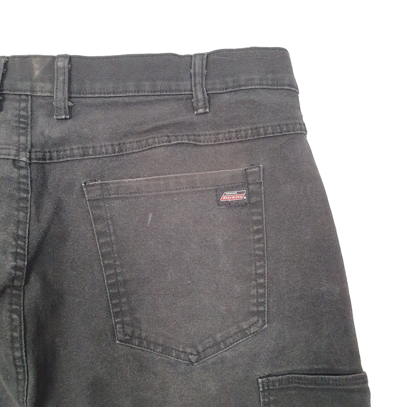 DICKIES Work Wear Black Carpenter Workwear Cotton Shorts Mens W38 image 2