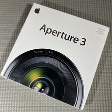 Apple Aperture 3 UPGRADE Mac Photo Editing Software New Factory Sealed Box