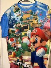 Super Nintendo Video Game Mario World Mens Universal Studios Hollywood Shirt