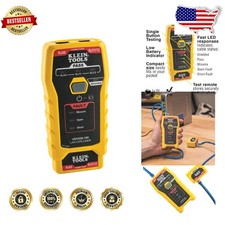 Professional Network Cable Tester with LED, Remote Storage, Auto-Off