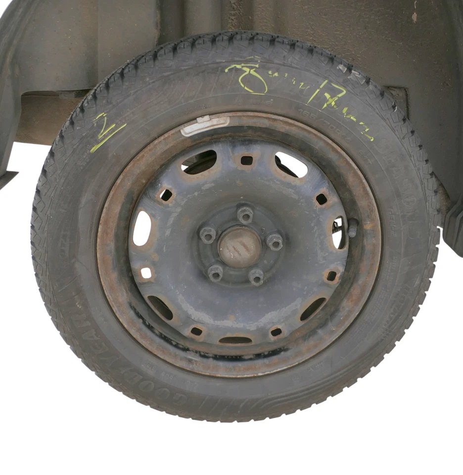 4x Fabia Felgen Reifen 165/70 R14 81T Allwetterreifen M&S 5jx14H2 ET35 5-8mm - Bild 4 von 4