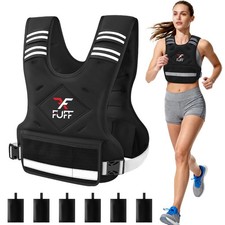 Weighted Vest Woman, 4-10/11-20/20-32 Lb Adjustable Weight Vest for Women Men, F