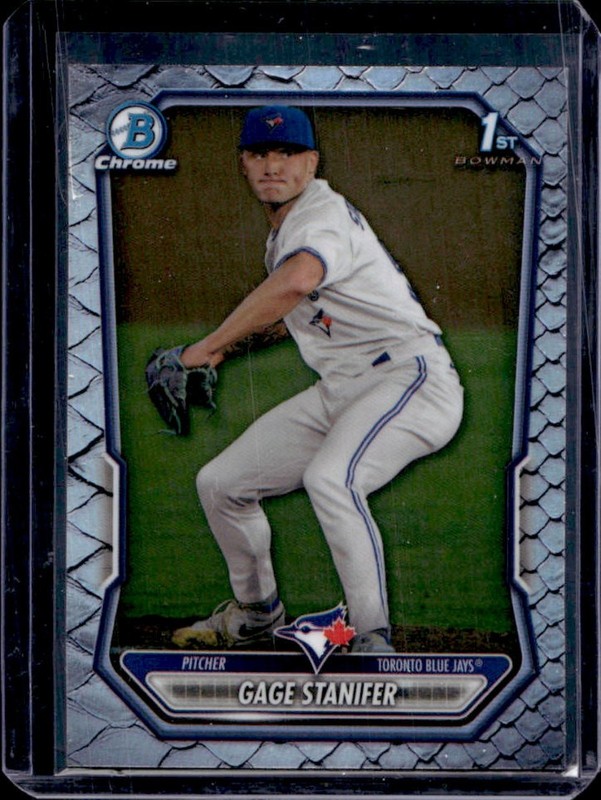2026 Bowman Gage Stanifer Chrome Reptilian Refractor 1st #BCP-37 Blue Jays