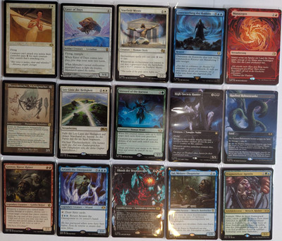 Mtg 10 Rare Karten ver. Editionen Deutsch/Englisch (NM-EX)