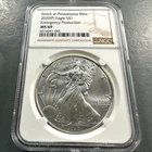2020(P) Silver Eagle NGC MS69, Emergency Production, Philadelphia Mint (88320)