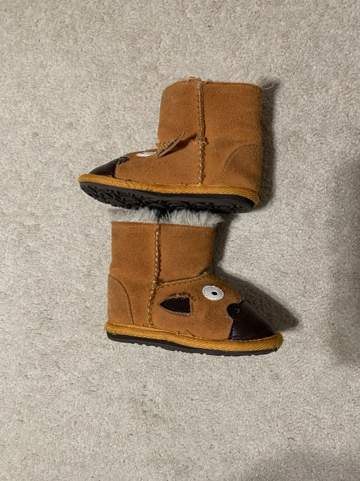 Botas Emu Australia Pequeñas Criaturas Caminante Jirafa 12-18 Meses Lindas Otoño Invierno Foto 2 de 4