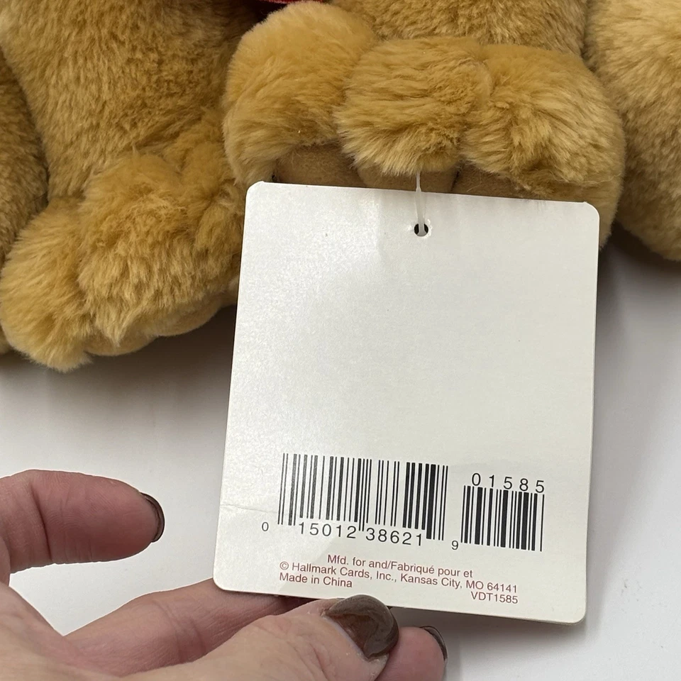 Hallmark León Peluche Kitt El Rey de Corazones Peluche Etiqueta Original Foto 3 de 4