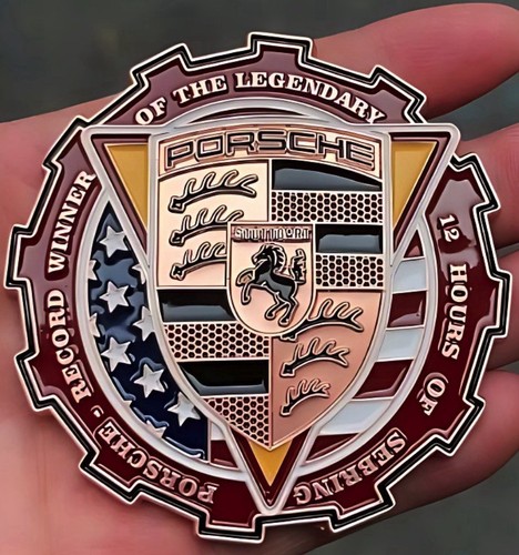 Car Grill Badge-Porsche limited Edition Collectible - Picture 1 of 2