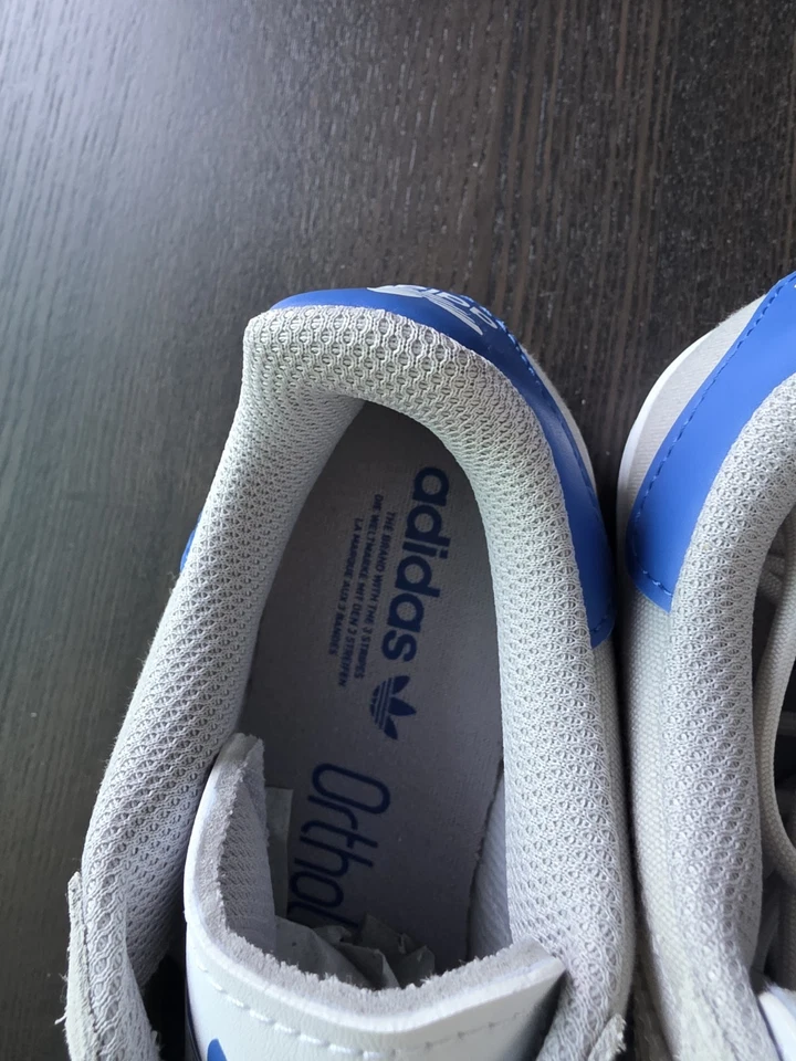 Adidas Samba OG Talla 4.5 Juvenil Rayas Grises y Azules Totalmente Nuevas Sin Caja. Foto 3 de 4