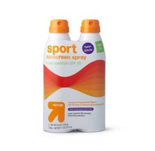 Twin pack Up  Up Sport Sunscreen Spray Broad Spectrum SPF 50 EXP 03/2027