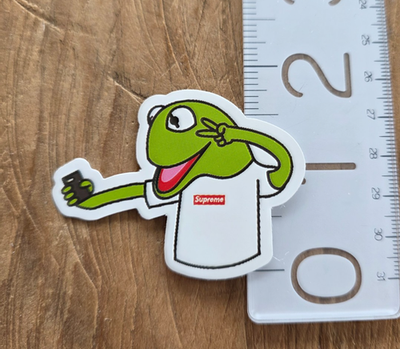 Kermit Decal Kermit Sticker Skateboard Decal Supreme Sticker