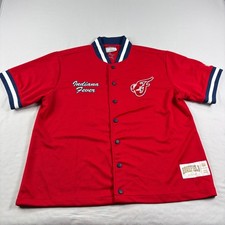 Indiana Fever Jersey Mens Large Red Homefield Basketball Warm Up Adult WNBA