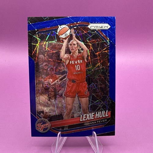2025 Panini Prizm WNBA Lexie Hull Blue Velocity Prizm #51 Indiana Fever