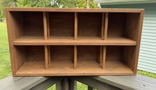 Napa Valley Wooden CD Rack Crate Holder 96 Disc Capacity Vintage USA Trinket
