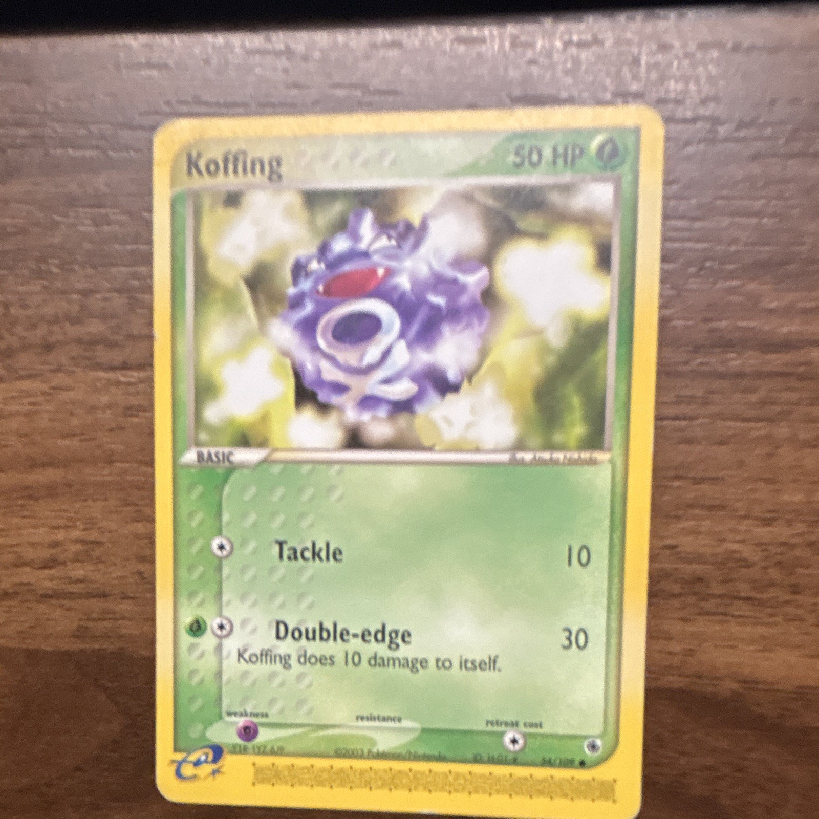 Koffing 54/109 EX Ruby & Sapphire Regular