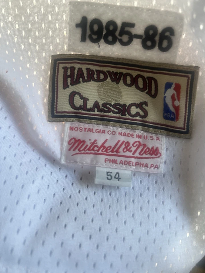 New York Knicks Patrick Ewing Jersey 33 White Size 3XL Sz 54 HC M&N 1985-86 New - Image 3 of 4