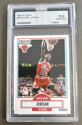 1990-91 Fleer - Michael Jordan #26 AGS-10