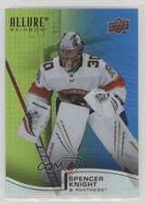 2021-22 Upper Deck Allure Rainbow Green Blue 66/299 Spencer Knight #R-17 1t49